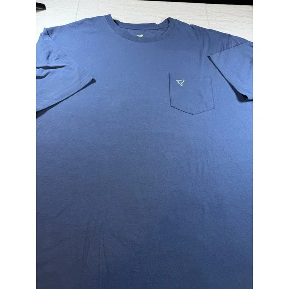 BirdDogs Men's Short Sleeve T Shirt XL Blue Pocket Classic Casual Athleisure - Picture 2 of 5